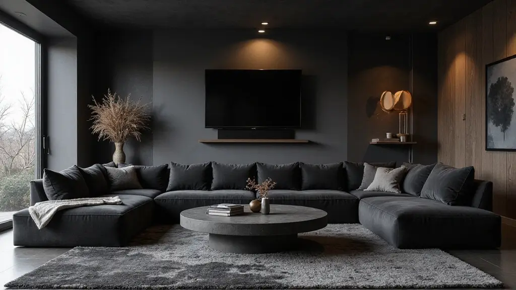 27 Black Living Room Decor Ideas That Balance Elegance and Bold Design
