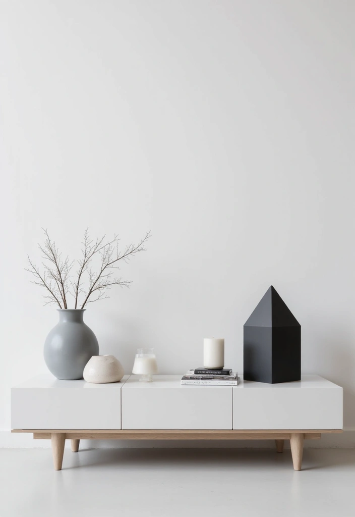 27 Coffee Table Decor Living Room Ideas for Stylish Centerpieces 1 27 Coffee Table Decor Living Room Ideas for Stylish Centerpieces - 1. Minimalist Monochrome