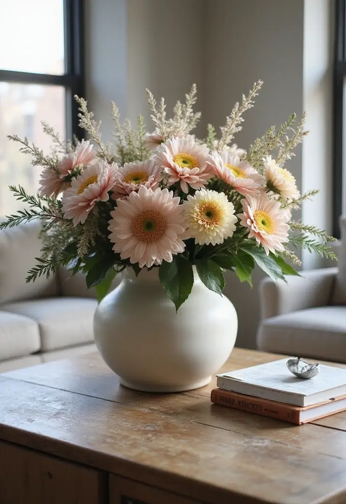 27 Coffee Table Decor Living Room Ideas for Stylish Centerpieces 14 27 Coffee Table Decor Living Room Ideas for Stylish Centerpieces - 14. Statement Vases