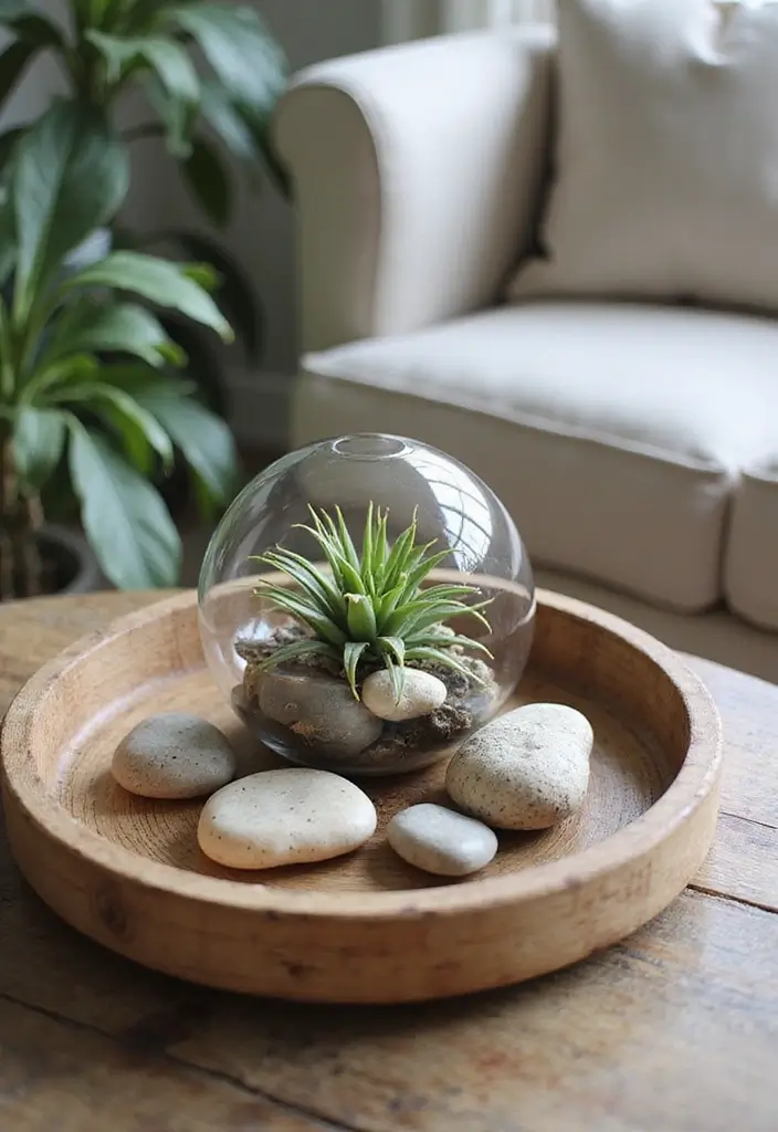 27 Coffee Table Decor Living Room Ideas for Stylish Centerpieces 2 27 Coffee Table Decor Living Room Ideas for Stylish Centerpieces - 2. Nature-Inspired Accents