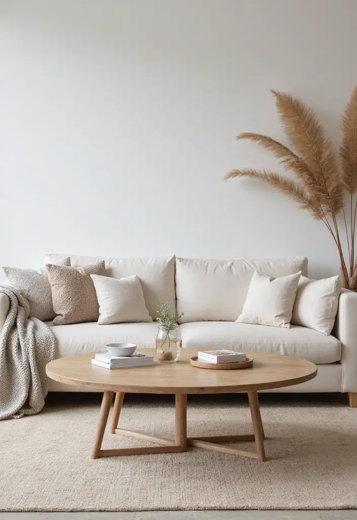 27 Coffee Table Decor Living Room Ideas for Stylish Centerpieces 21 27 Coffee Table Decor Living Room Ideas for Stylish Centerpieces - 21. Neutral Palette