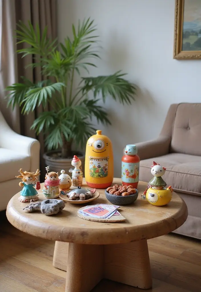 27 Coffee Table Decor Living Room Ideas for Stylish Centerpieces 22 27 Coffee Table Decor Living Room Ideas for Stylish Centerpieces - 22. Fun Decorative Objects