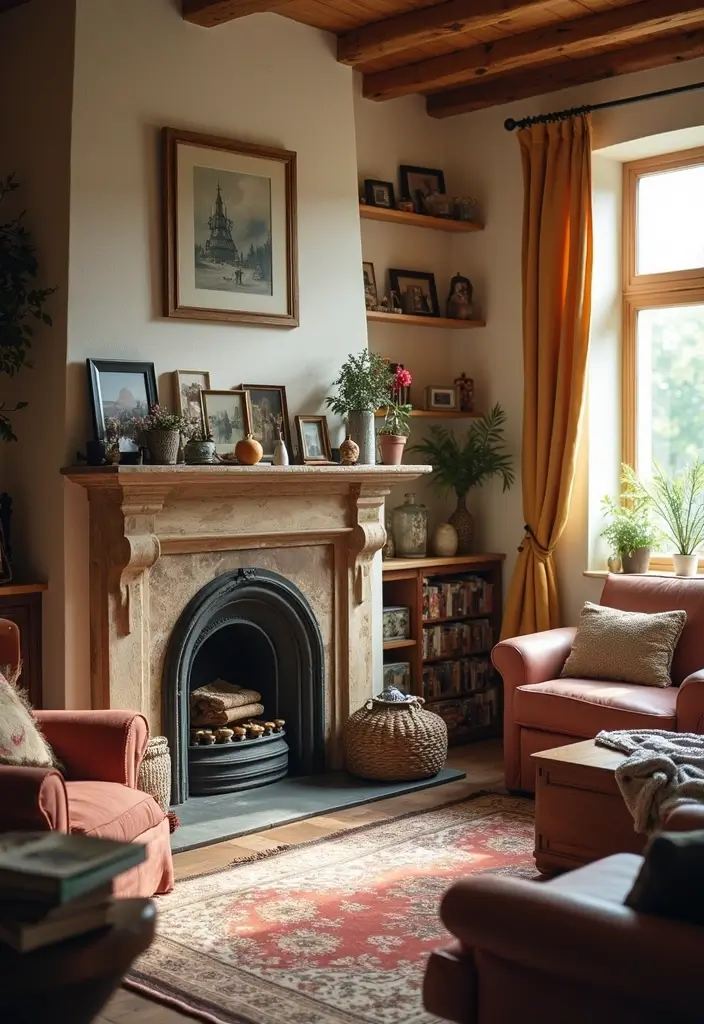 27 Cozy Brown Living Room Ideas That Bring Warmth and Timeless Elegance 27 27 Cozy Brown Living Room Ideas That Bring Warmth and Timeless Elegance - 27. Personalized Touches