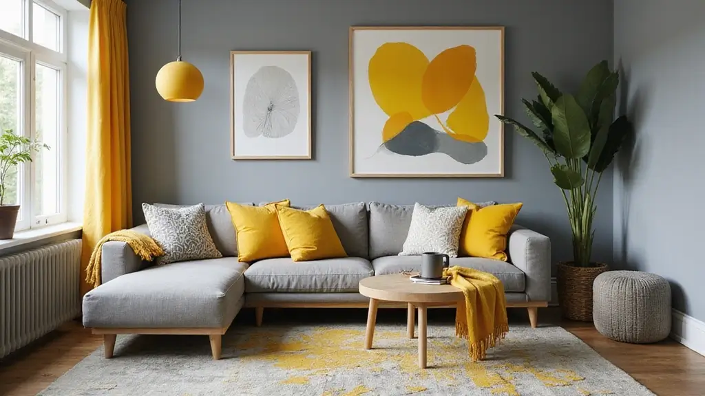 27 Grey and Yellow Living Room Ideas That Feel Fresh and Energetic