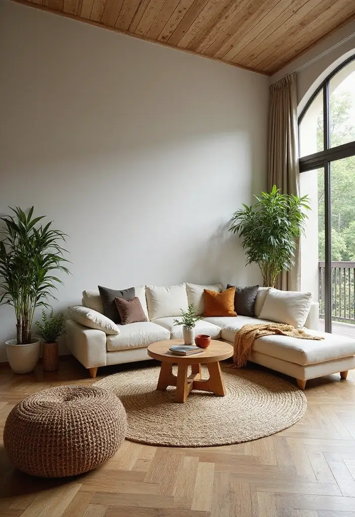 27 Living Room Accent Wall Ideas That Instantly Elevate the Space 16 27 Living Room Accent Wall Ideas That Instantly Elevate the Space - 16. Bamboo Accents