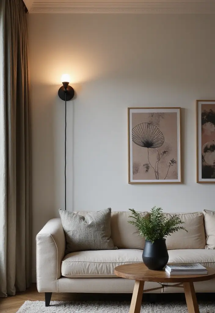 27 Living Room Lighting Ideas That Brighten and Elevate Interiors - 16. Wall-Mounted Sconces