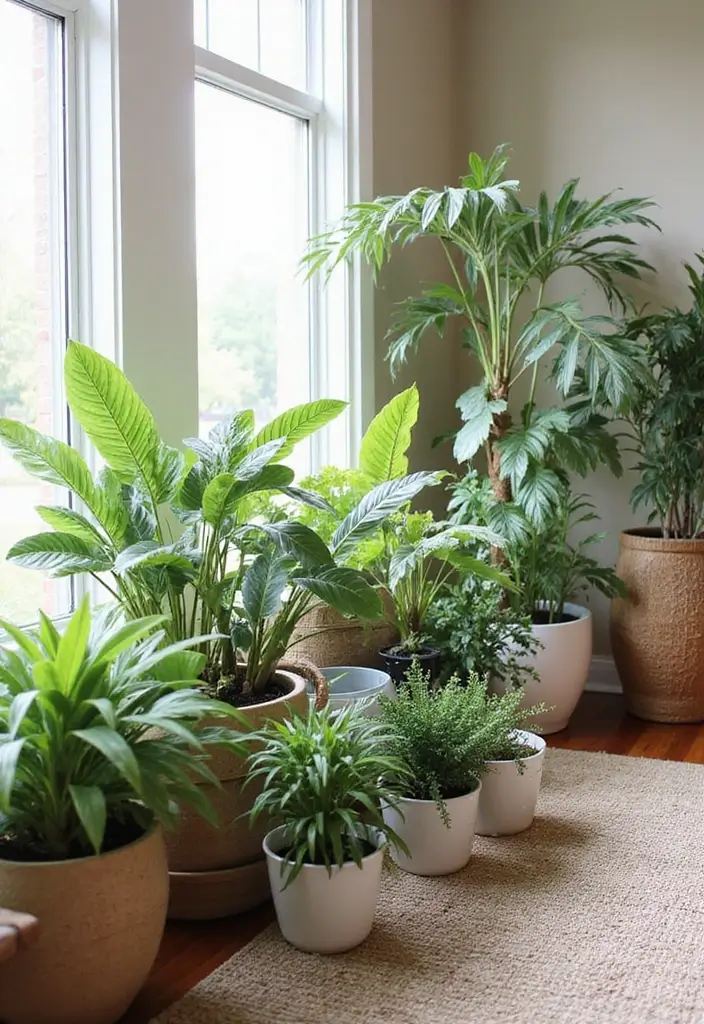 27 Pottery Barn Living Room Ideas for Timeless and Elegant Inspiration - 10. Indoor Plants