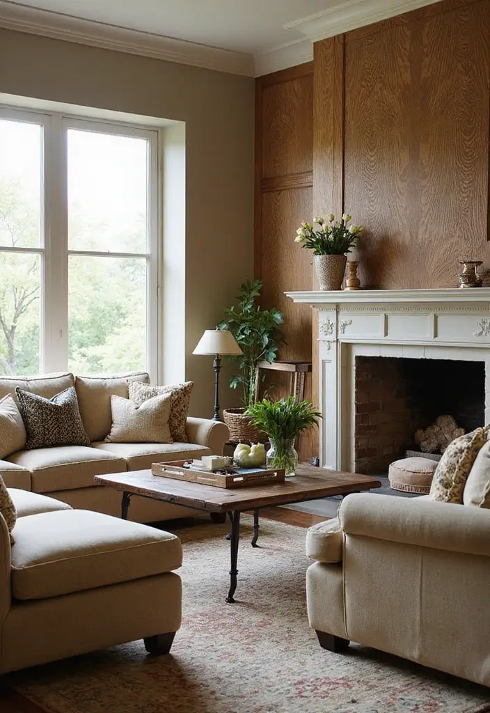 27 Pottery Barn Living Room Ideas for Timeless and Elegant Inspiration - 11. Textured Wall Treatments