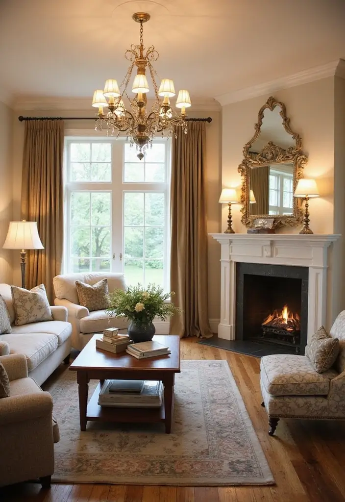 27 Pottery Barn Living Room Ideas for Timeless and Elegant Inspiration - 12. Layered Lighting