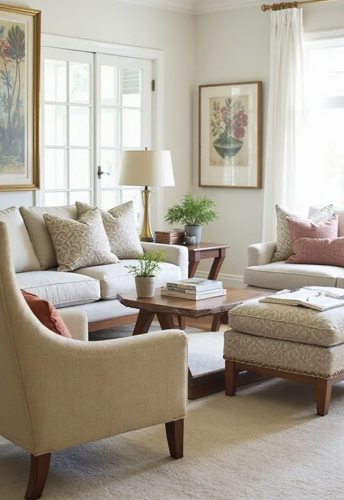 27 Pottery Barn Living Room Ideas for Timeless and Elegant Inspiration - 13. Chic Accent Chairs