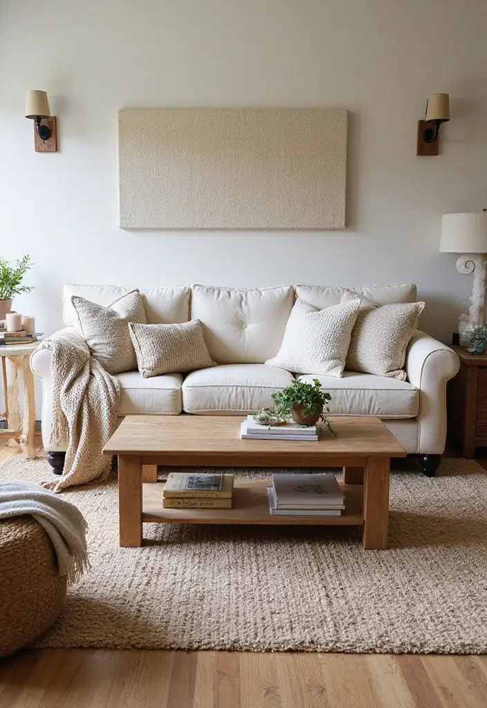 27 Pottery Barn Living Room Ideas for Timeless and Elegant Inspiration - 3. Layered Textures