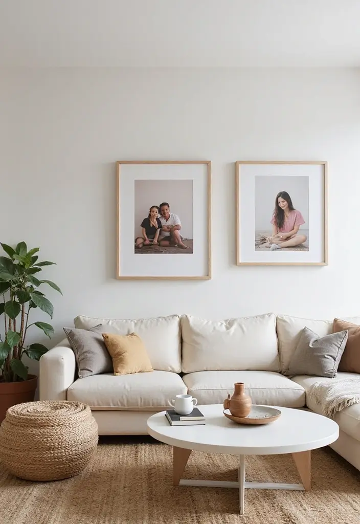 27 Simple Living Room Ideas for Effortless and Stylish Home Design 10 27 Simple Living Room Ideas for Effortless and Stylish Home Design - 10. Personal Touch