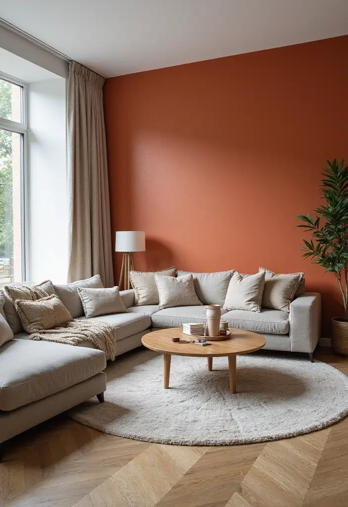 27 Simple Living Room Ideas for Effortless and Stylish Home Design 19 27 Simple Living Room Ideas for Effortless and Stylish Home Design - 19. Accent Walls