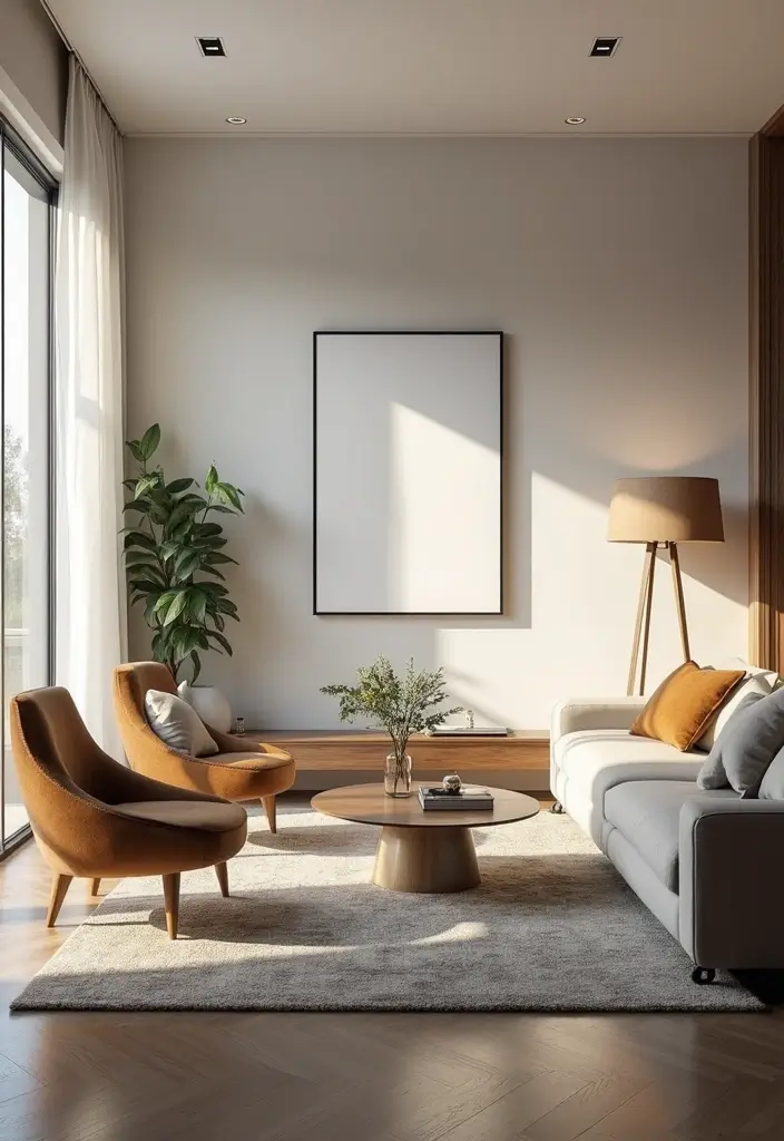 27 Simple Living Room Ideas for Effortless and Stylish Home Design 24 27 Simple Living Room Ideas for Effortless and Stylish Home Design - 24. Focal Point Creation