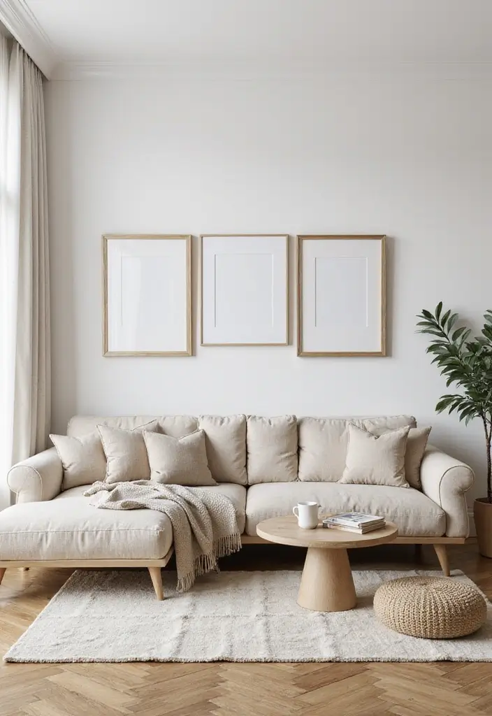 27 Simple Living Room Ideas for Effortless and Stylish Home Design 27 27 Simple Living Room Ideas for Effortless and Stylish Home Design - 27. Personalize with Memories