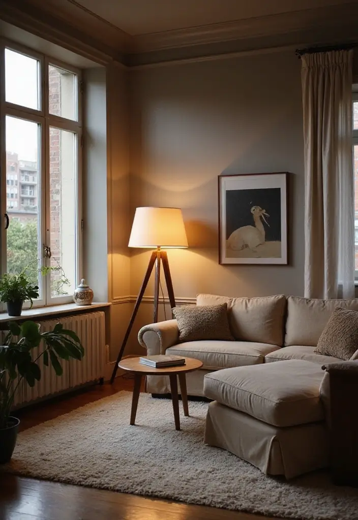 27 Simple Living Room Ideas for Effortless and Stylish Home Design 7 27 Simple Living Room Ideas for Effortless and Stylish Home Design - 7. Smart Lighting