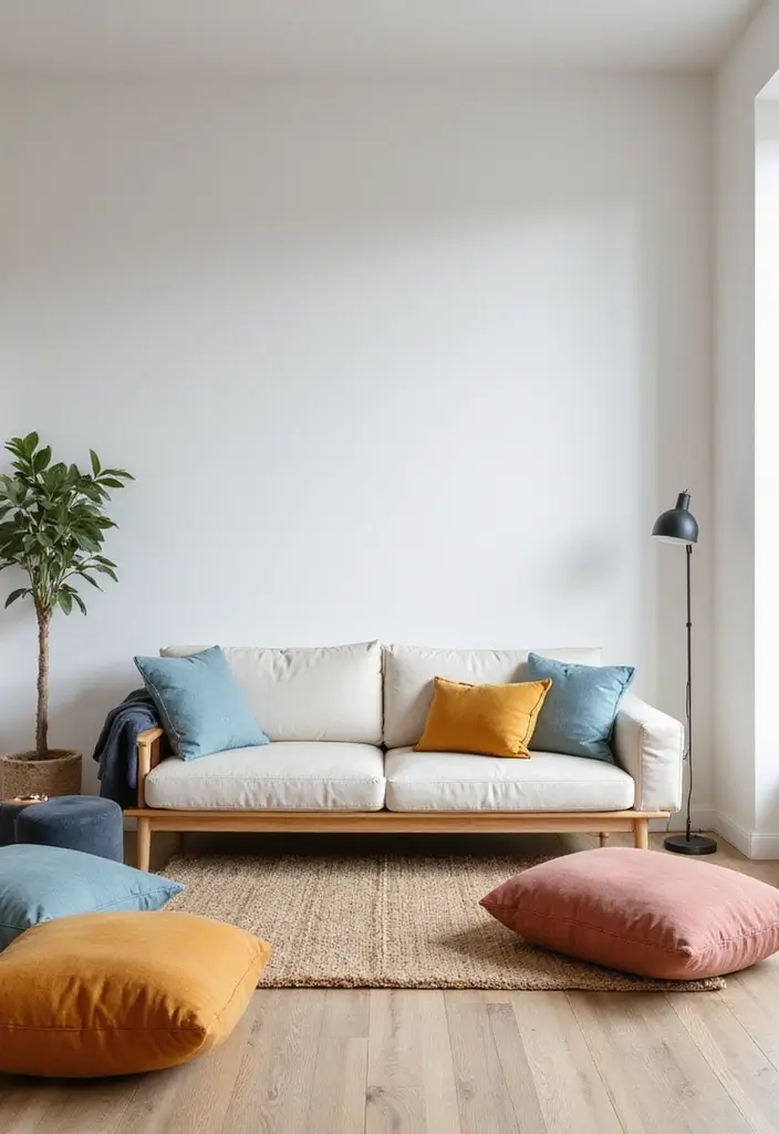 27 Simple Living Room Ideas for Effortless and Stylish Home Design 9 27 Simple Living Room Ideas for Effortless and Stylish Home Design - 9. Functionally Styled Seating