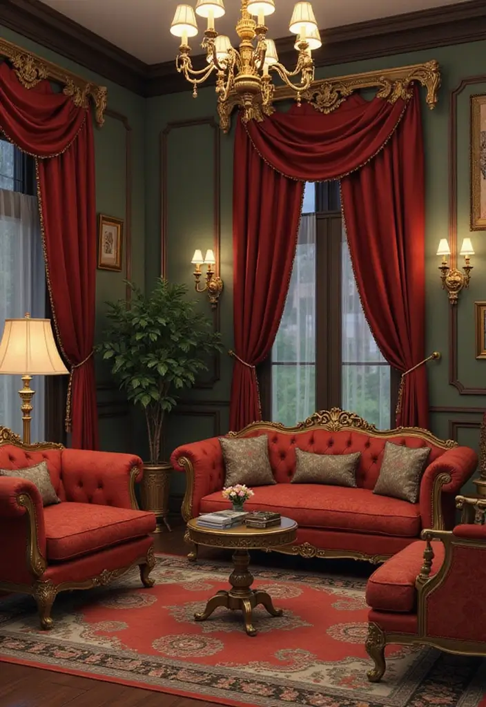 27 Sims 4 Living Room Ideas to Inspire Your Next Virtual Makeover 10 27 Sims 4 Living Room Ideas to Inspire Your Next Virtual Makeover - 10. Vintage Glam