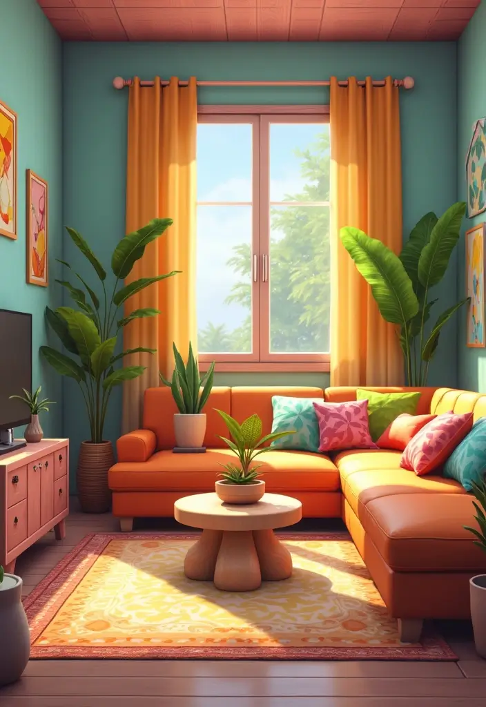 27 Sims 4 Living Room Ideas to Inspire Your Next Virtual Makeover 19 27 Sims 4 Living Room Ideas to Inspire Your Next Virtual Makeover - 19. Playful Paradise