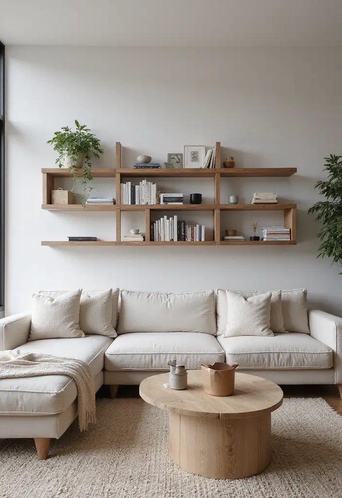 28 80s Living Room Ideas That Bring Retro Charm and Nostalgia 28 28 80s Living Room Ideas That Bring Retro Charm and Nostalgia - 28. Floating Wall Units