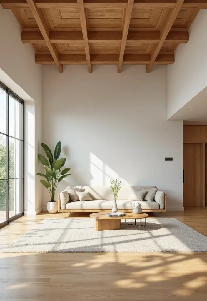 28 Ceiling Design Living Room Ideas That Transform Your Space 14 28 Ceiling Design Living Room Ideas That Transform Your Space - 14. Open Beam Concepts for Spaciousness