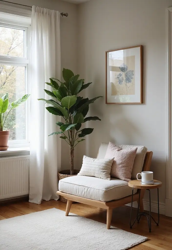 28 Earthy Living Room Designs for Natural Warm and Inviting Interiors 15 28 Earthy Living Room Designs for Natural Warm and Inviting Interiors - 15. Cozy Nooks