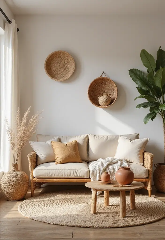 28 Earthy Living Room Designs for Natural Warm and Inviting Interiors 16 28 Earthy Living Room Designs for Natural Warm and Inviting Interiors - 16. Earthy Accents