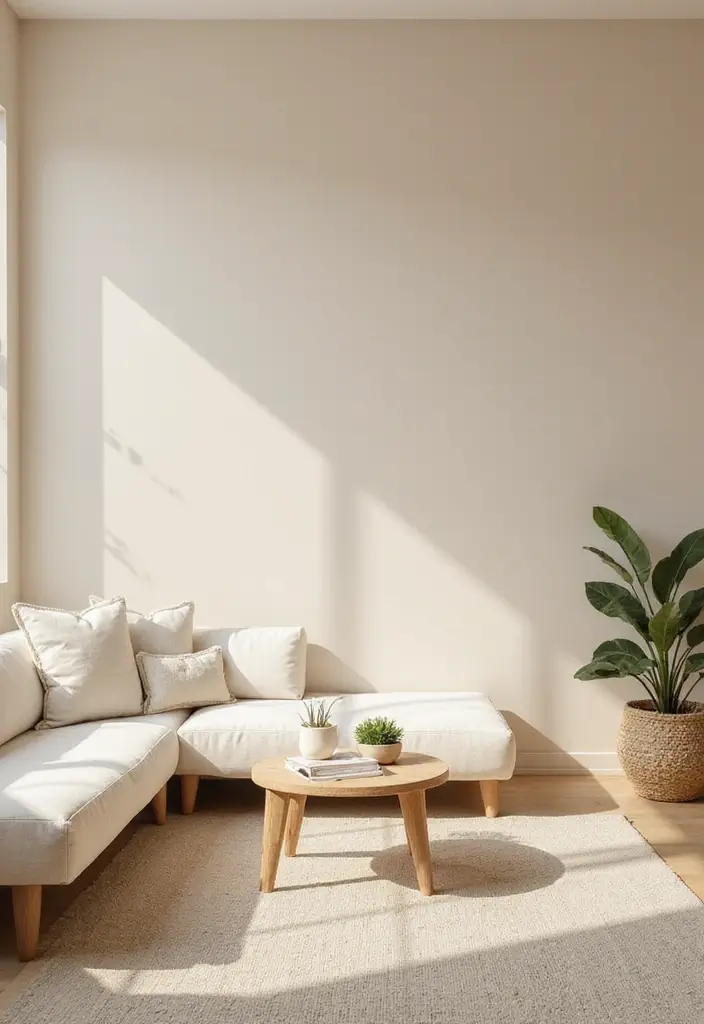 28 Earthy Living Room Designs for Natural Warm and Inviting Interiors 19 28 Earthy Living Room Designs for Natural Warm and Inviting Interiors - 19. Neutral Foundations