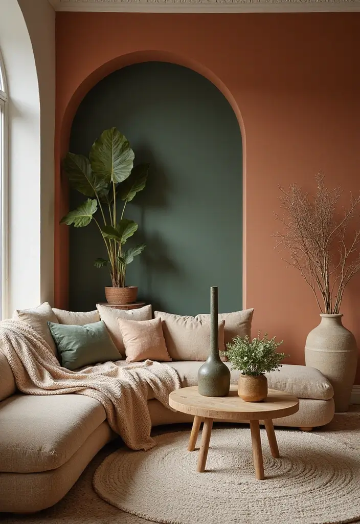 28 Earthy Living Room Designs for Natural Warm and Inviting Interiors 2 28 Earthy Living Room Designs for Natural Warm and Inviting Interiors - 2. Earthy Color Palette