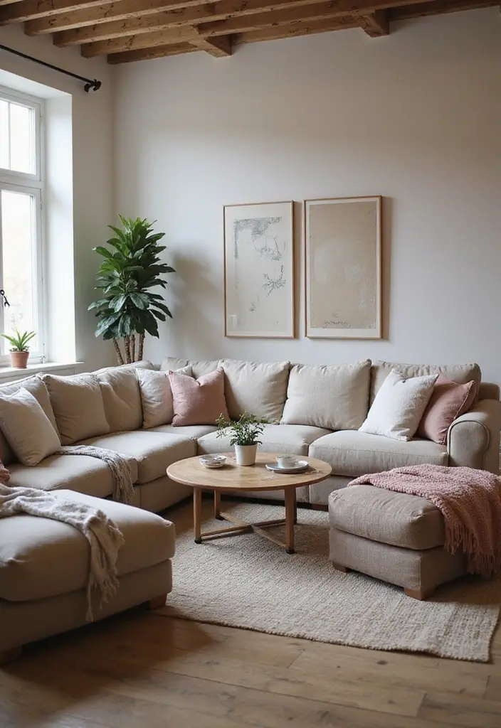 28 Earthy Living Room Designs for Natural Warm and Inviting Interiors 27 28 Earthy Living Room Designs for Natural Warm and Inviting Interiors - 27. Emphasis on Comfort