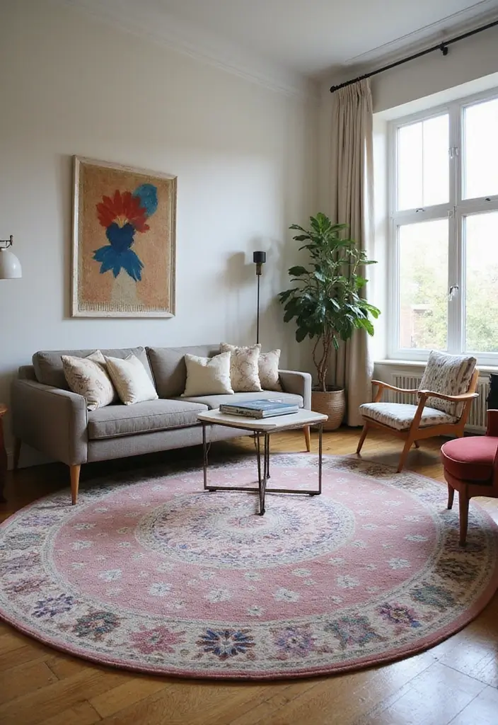 28 Living Room Carpet Ideas That Add Comfort and Design to Any Space - 16. Custom Designed Rugs