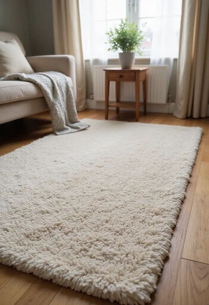 28 Living Room Carpet Ideas That Add Comfort and Design to Any Space - 4. Eco-Friendly Wool Carpets