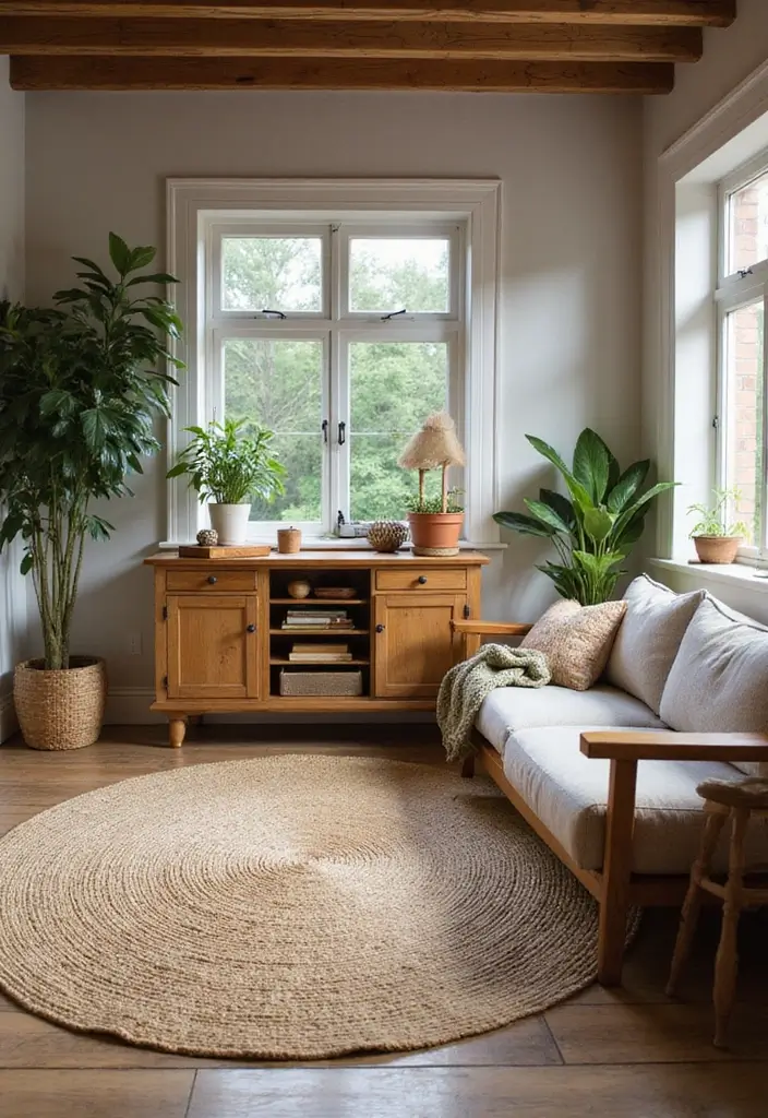 28 Living Room Carpet Ideas That Add Comfort and Design to Any Space - 5. Hemp Rugs