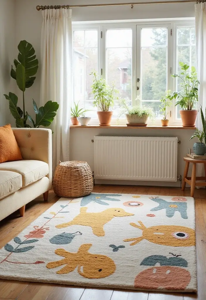 28 Living Room Carpet Ideas That Add Comfort and Design to Any Space - 6. Organic Cotton Rugs
