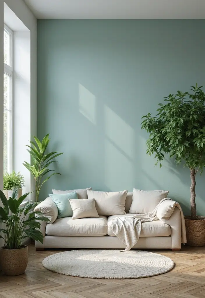 28 Living Room Wall Painting Ideas That Refresh and Transform Interiors 2 28 Living Room Wall Painting Ideas That Refresh and Transform Interiors - 2. Biophilic Design