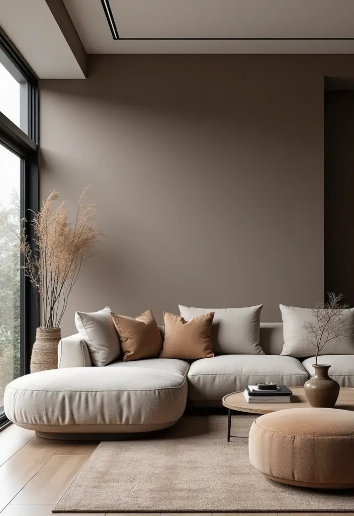 28 Living Room Wall Painting Ideas That Refresh and Transform Interiors 20 28 Living Room Wall Painting Ideas That Refresh and Transform Interiors - 20. Monochrome Magic