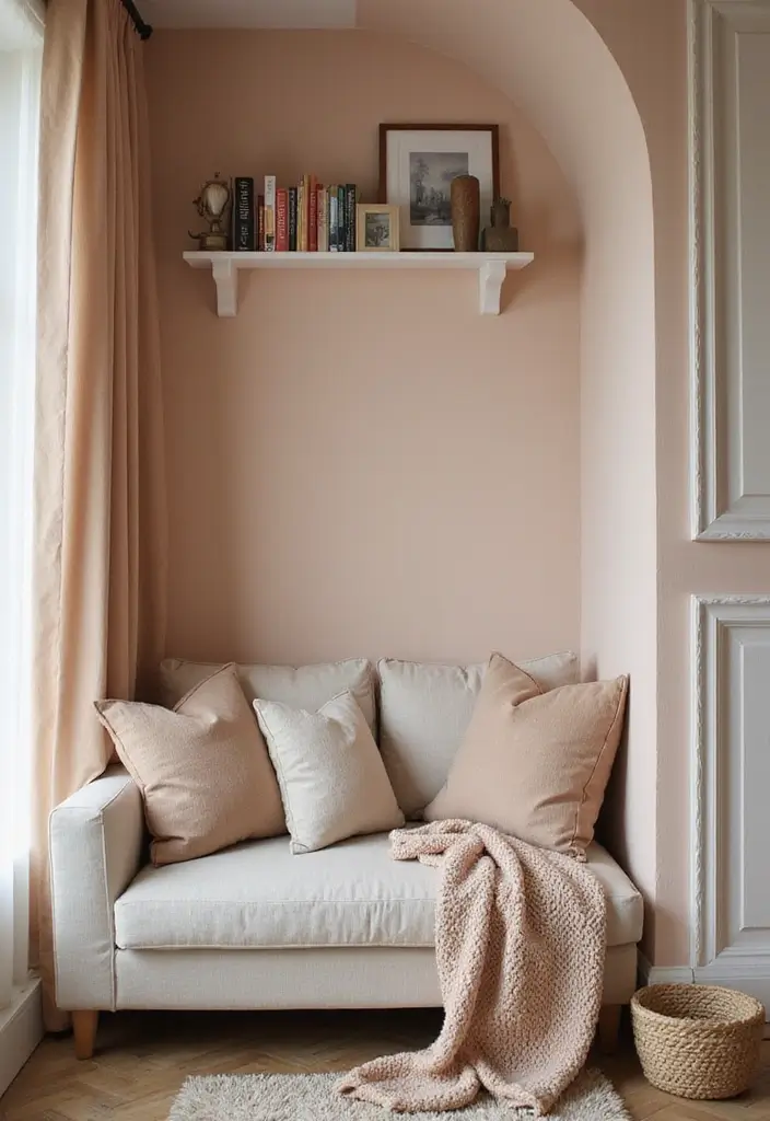 28 Living Room Wall Painting Ideas That Refresh and Transform Interiors 28 28 Living Room Wall Painting Ideas That Refresh and Transform Interiors - 28. Cozy Corner Nook