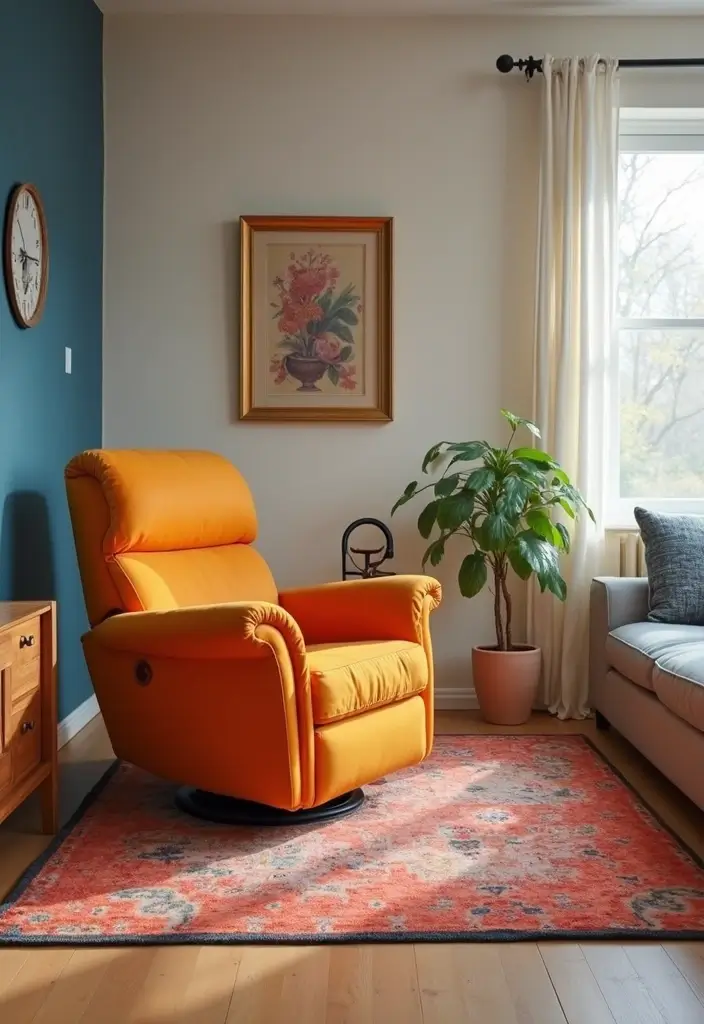 28 Recliners in Living Room Ideas for Comfort and Style in Every Home 20 28 Recliners in Living Room Ideas for Comfort and Style in Every Home - 20. Playful Swivels