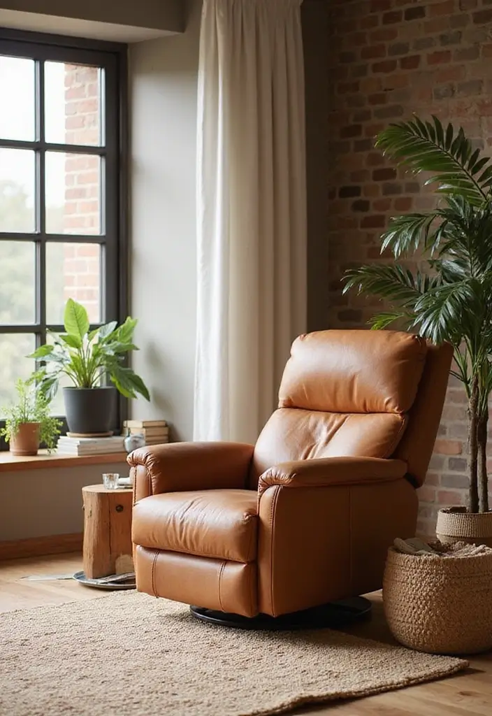 28 Recliners in Living Room Ideas for Comfort and Style in Every Home 4 28 Recliners in Living Room Ideas for Comfort and Style in Every Home - 4. Eco-Friendly Leather Alternatives