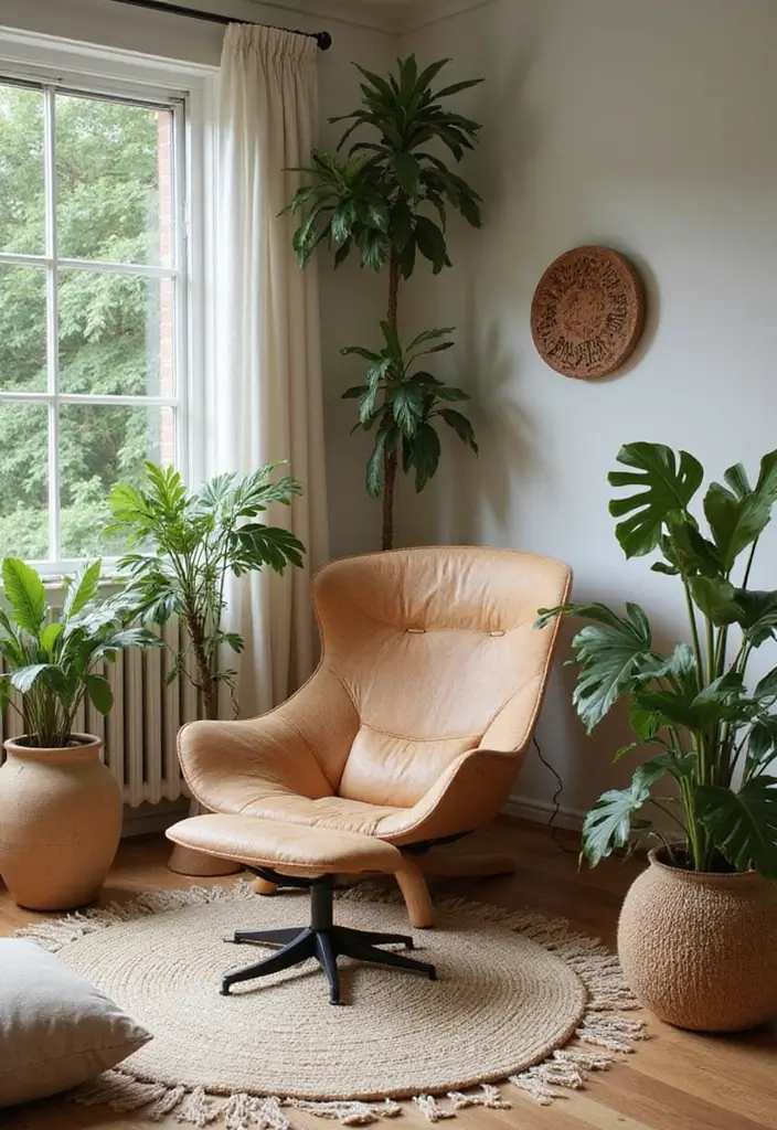 28 Recliners in Living Room Ideas for Comfort and Style in Every Home 9 28 Recliners in Living Room Ideas for Comfort and Style in Every Home - 9. Nature-Inspired Designs