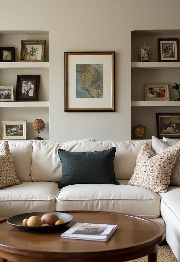 29 Cosy Living Room Ideas That Make Every Home Feel Warm and Inviting - 13. Incorporate Personal Touches