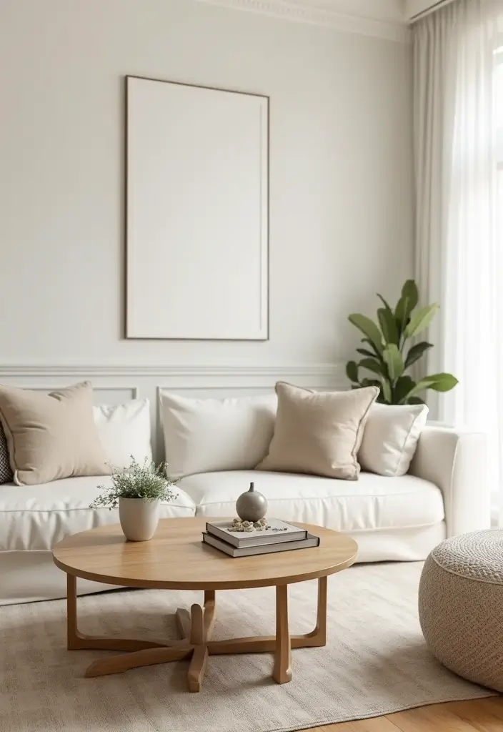 29 Cream Living Room Ideas That Elevate Soft Modern and Elegant Spaces 14 29 Cream Living Room Ideas That Elevate Soft Modern and Elegant Spaces - 14. Curated Coffee Table Books