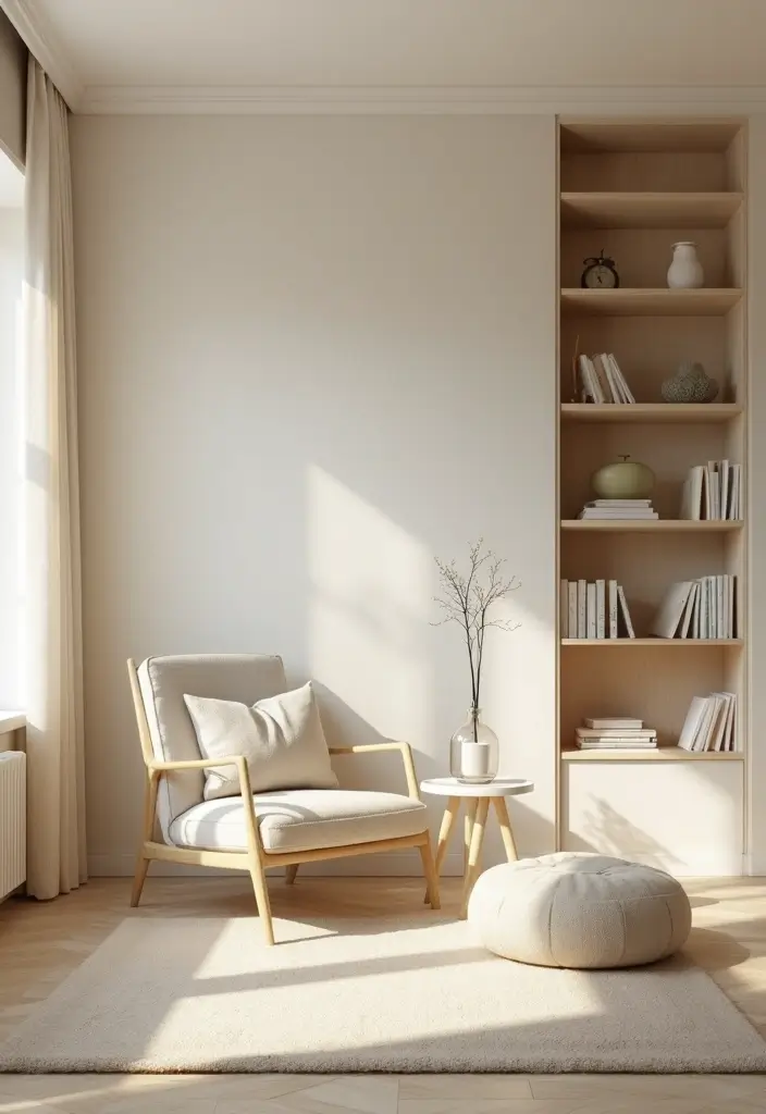 29 Cream Living Room Ideas That Elevate Soft Modern and Elegant Spaces 22 29 Cream Living Room Ideas That Elevate Soft Modern and Elegant Spaces - 22. Cozy Nooks for Relaxation