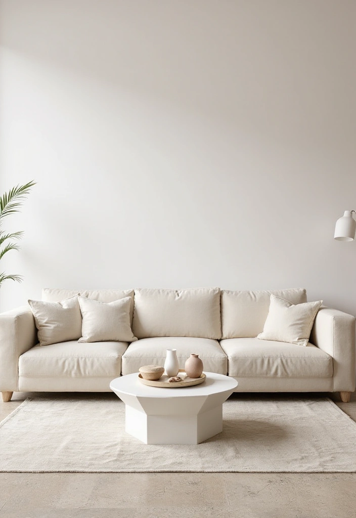 29 Cream Living Room Ideas That Elevate Soft Modern and Elegant Spaces 3 29 Cream Living Room Ideas That Elevate Soft Modern and Elegant Spaces - 3. Minimalist Furniture for a Clean Look