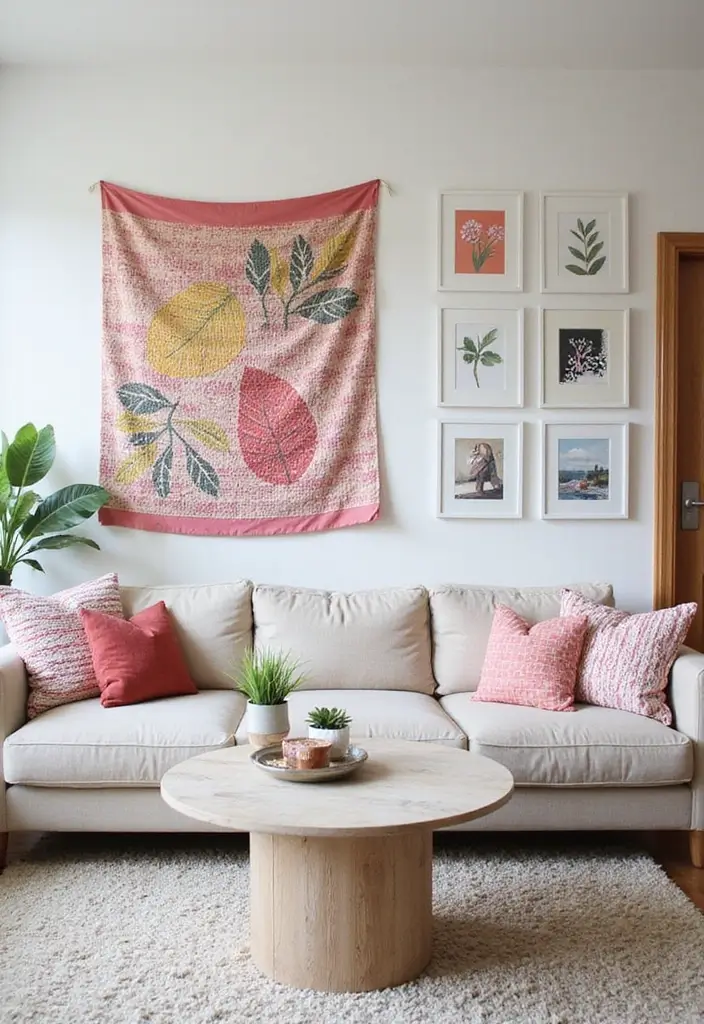 29 IKEA Living Room Ideas That Are Budget-Friendly and Stylish - 27. Budget-Friendly Art with GURLI
