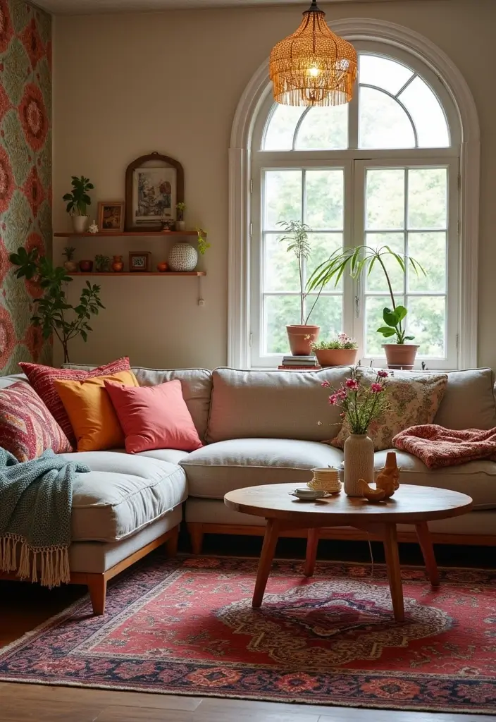29 IKEA Living Room Ideas That Are Budget-Friendly and Stylish - 5. Bohemian Vibes with RANARP