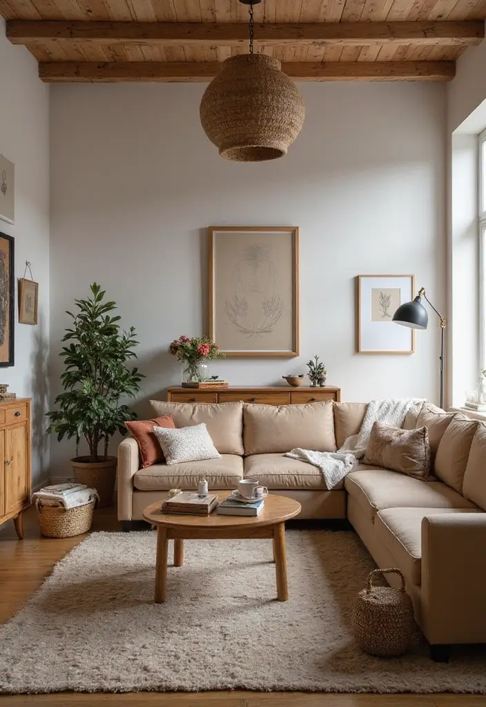 29 IKEA Living Room Ideas That Are Budget-Friendly and Stylish - 7. Rustic Charm with HEMNES