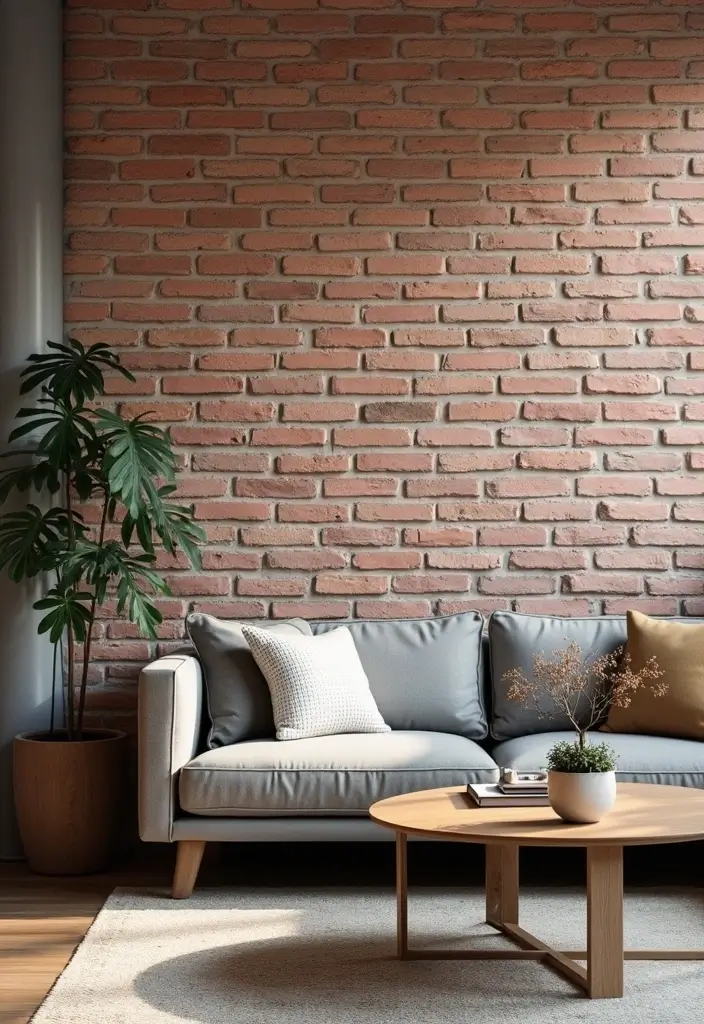 29 Industrial Living Room Designs That Showcase Raw and Stylish Aesthetics 1 29 Industrial Living Room Designs That Showcase Raw and Stylish Aesthetics - 1. Exposed Brick Walls