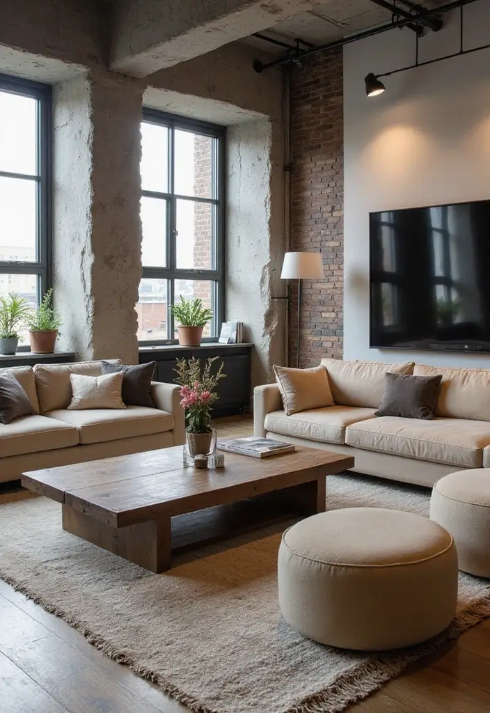 29 Industrial Living Room Designs That Showcase Raw and Stylish Aesthetics 15 29 Industrial Living Room Designs That Showcase Raw and Stylish Aesthetics - 15. Multi-Functional Spaces