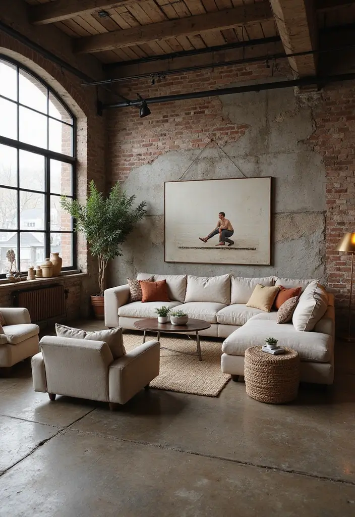 29 Industrial Living Room Designs That Showcase Raw and Stylish Aesthetics 17 29 Industrial Living Room Designs That Showcase Raw and Stylish Aesthetics - 17. Large-Scale Furniture